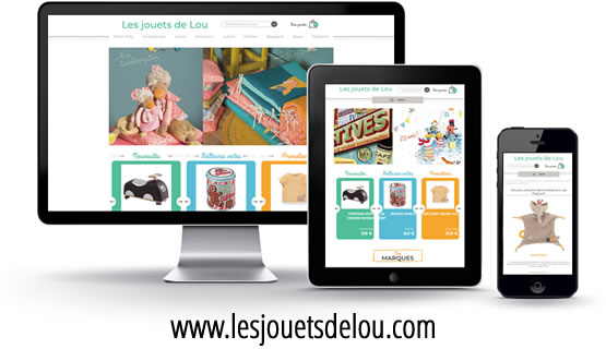 Création site internet E commerce Les jouets de Lou